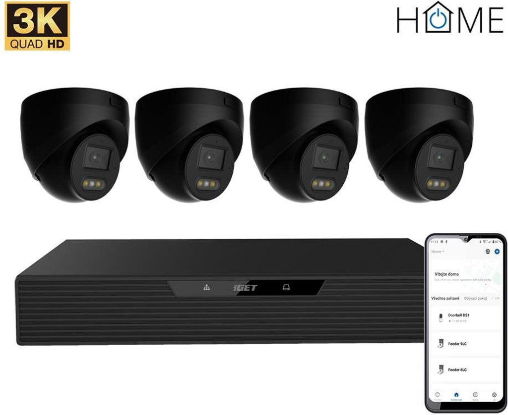 iGET HOME N85P4 - kamerový NVR PoE set 3K rozlíšenie, 8CH Obrázok produktu 