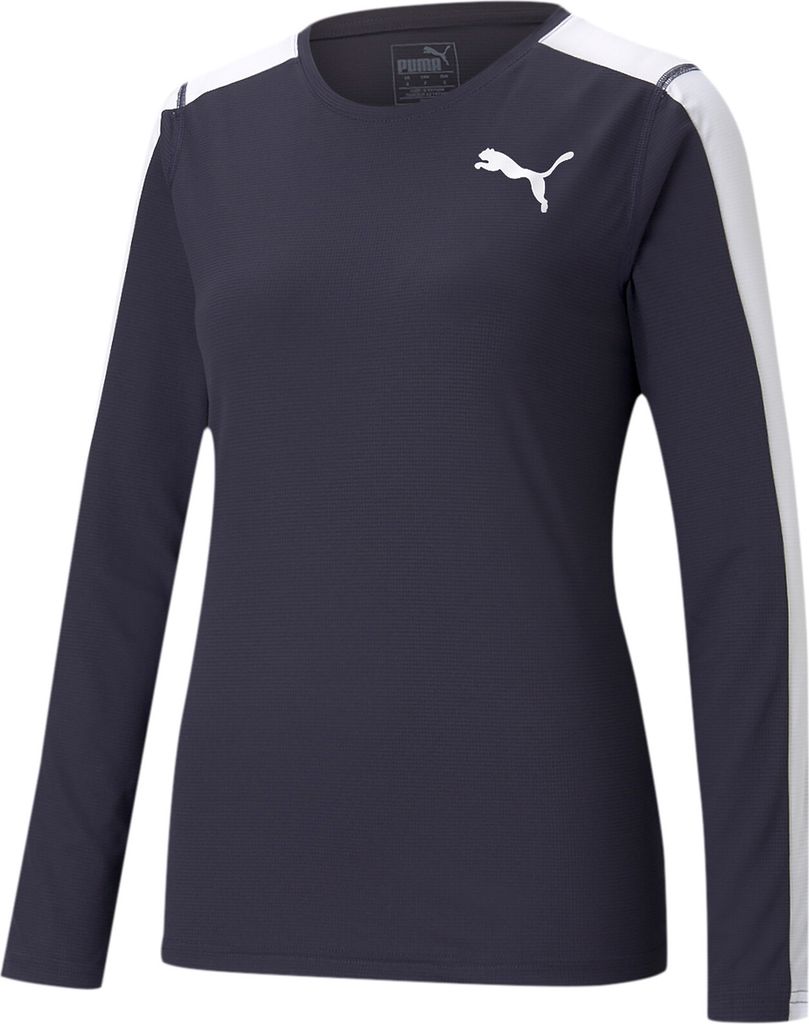 PUMA Cross The Line Training Sweatshirt Damen puma new navy/puma white S