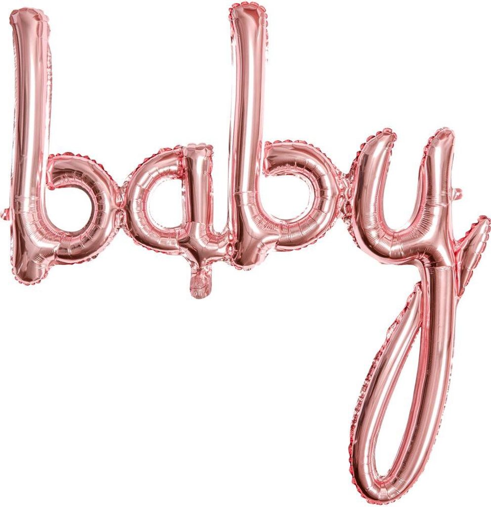Folienballon Baby / Babyparty 73.5cm, rosegold Image du produit 