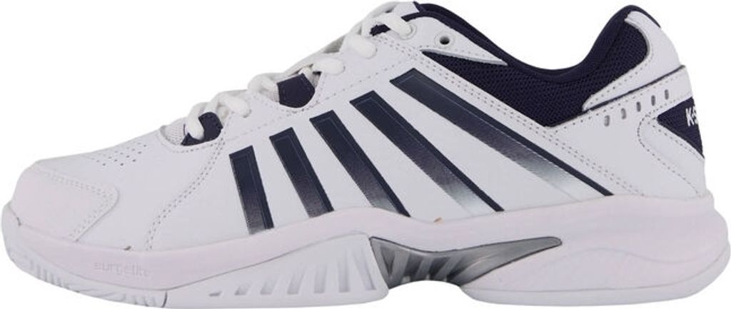 K-Swiss Tennis Receiver V White/Peacoat/Silver White/Peacoat/Silver 45