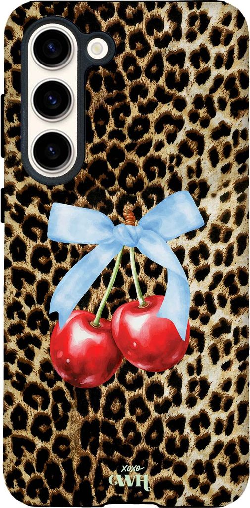 xoxo Wildhearts Cherry Wild - Für Samsung Galaxy S23 Plus - Kirsch/Pantherprint