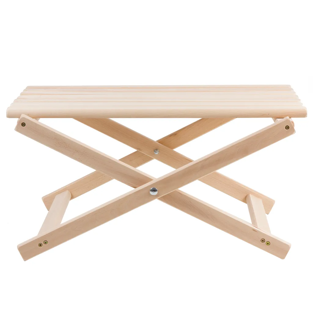Table de détente pour transat en hêtre idéal pour terrasse et piscine - 2