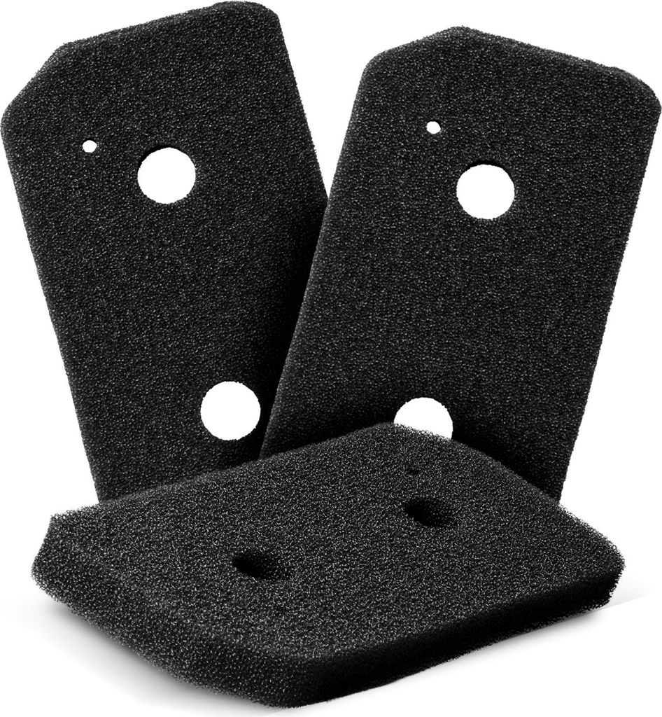 Sockelfilter 3x passend wie Bosch 12007650 Schaumfilter 228x128mm für Trockner