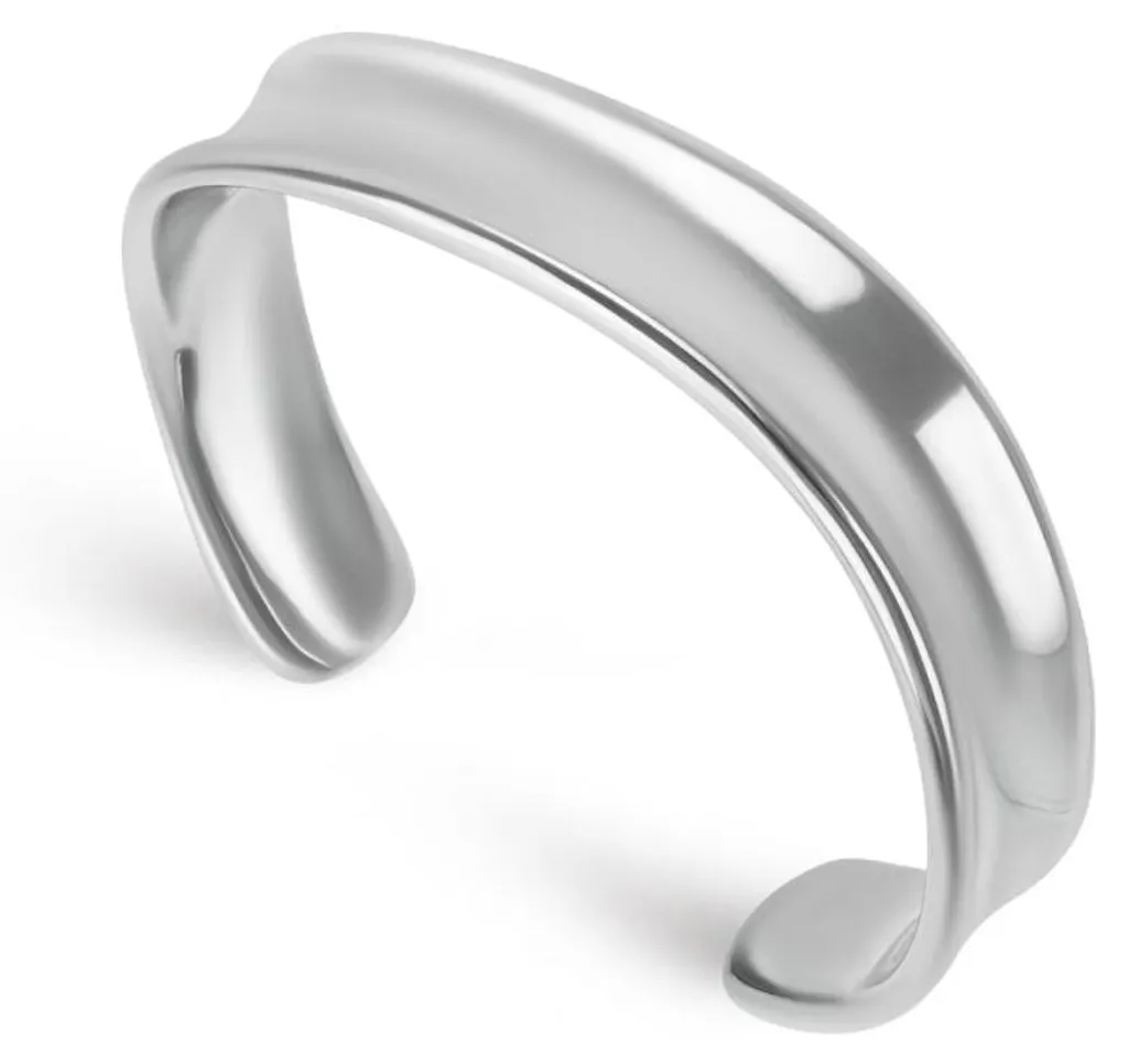 Bracelet One Ao Ojba21S - Jonc Minimaliste en Acier Chirurgical Argenté