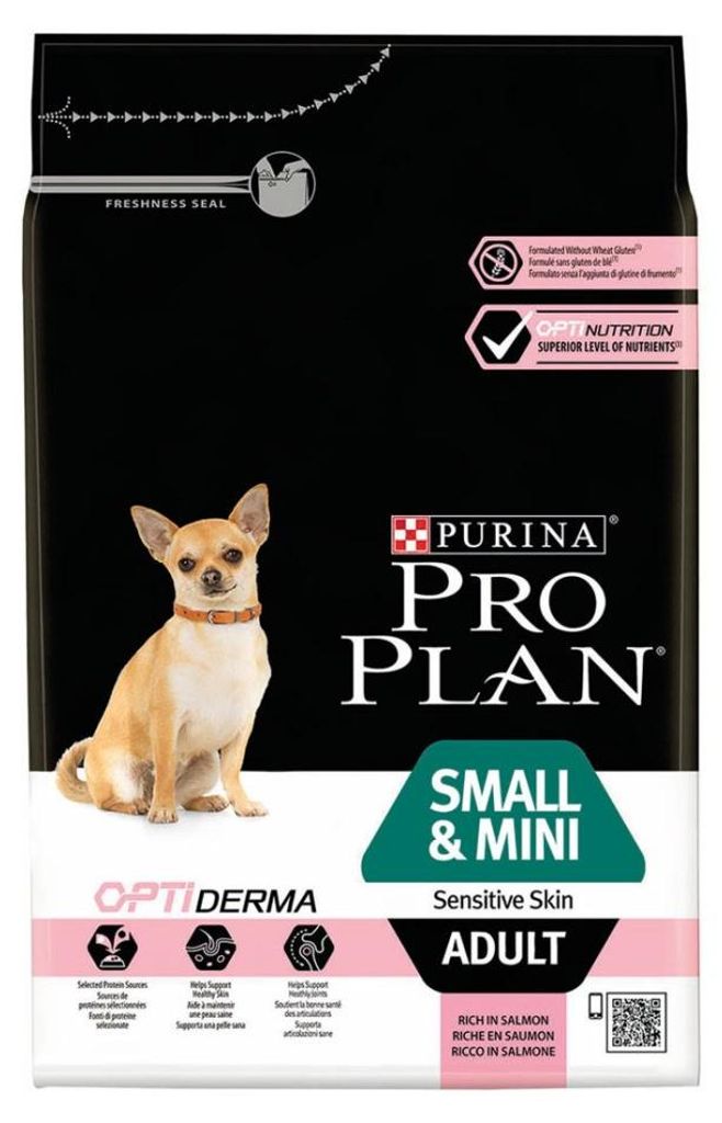 ProPlan Dog Adult Sm&Mini Optiderma salmone 3 kg Immagine del prodotto 