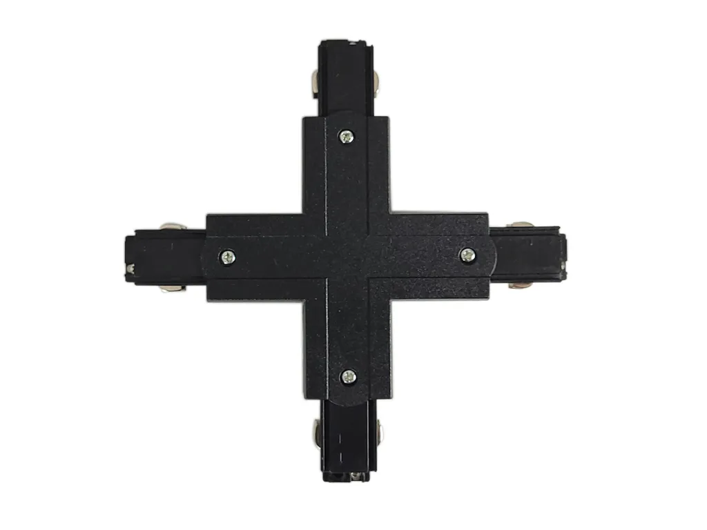 Connecteur rails 3F CROSS BLACK - Solution de jonction X pour rails - 2