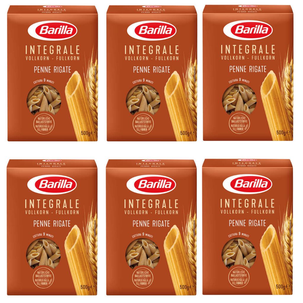 Barilla Pennette Rigate Integrale pasta integrale 500g Immagine del prodotto 