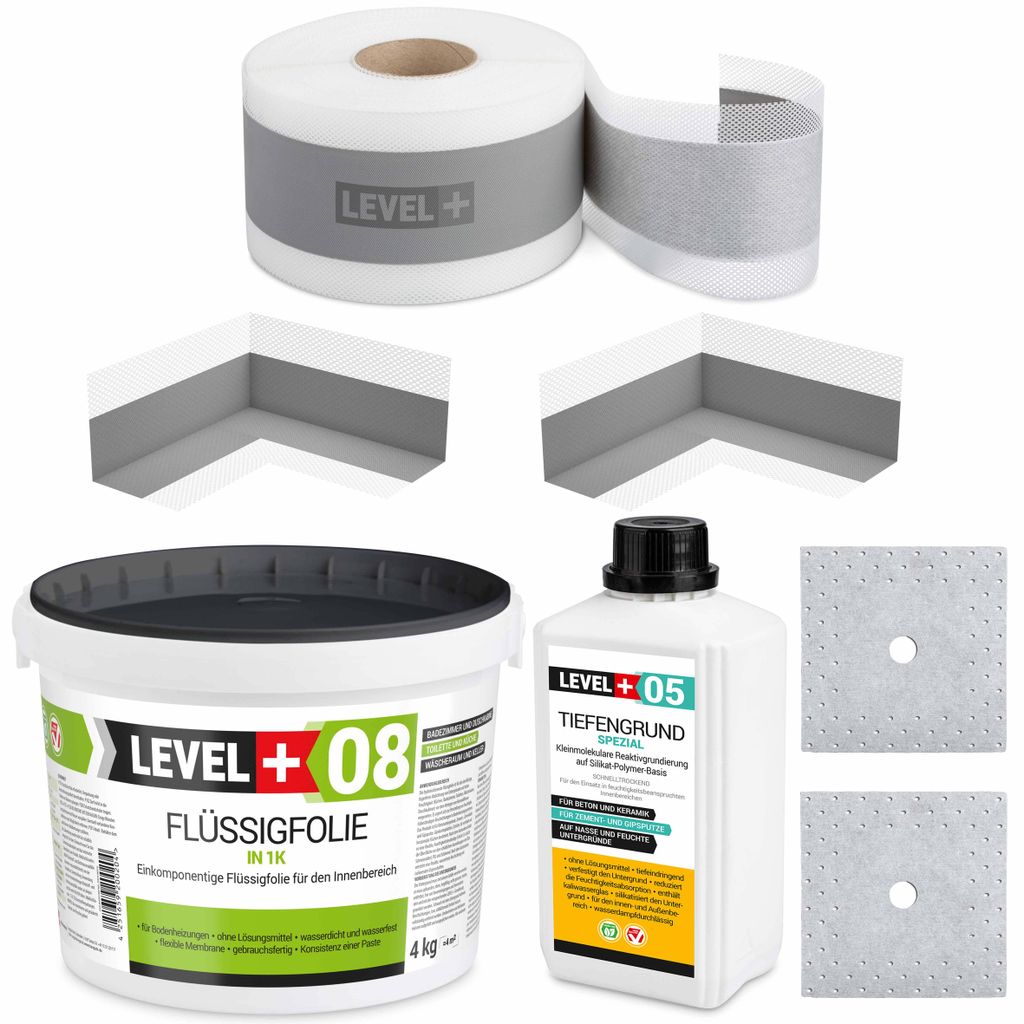 Zestaw do Hydroizolacji Folia w Płynie 4kg Taśma Zdjęcie produktu 