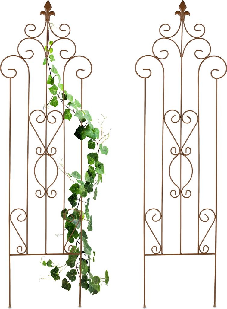 relaxdays Rankgitter Metall Vintage