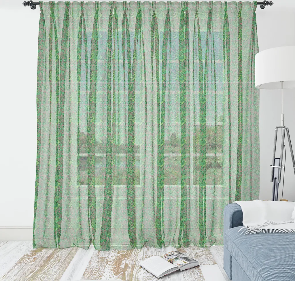 Décoration murale XXL pour chambre et salon motif feuillage forestier