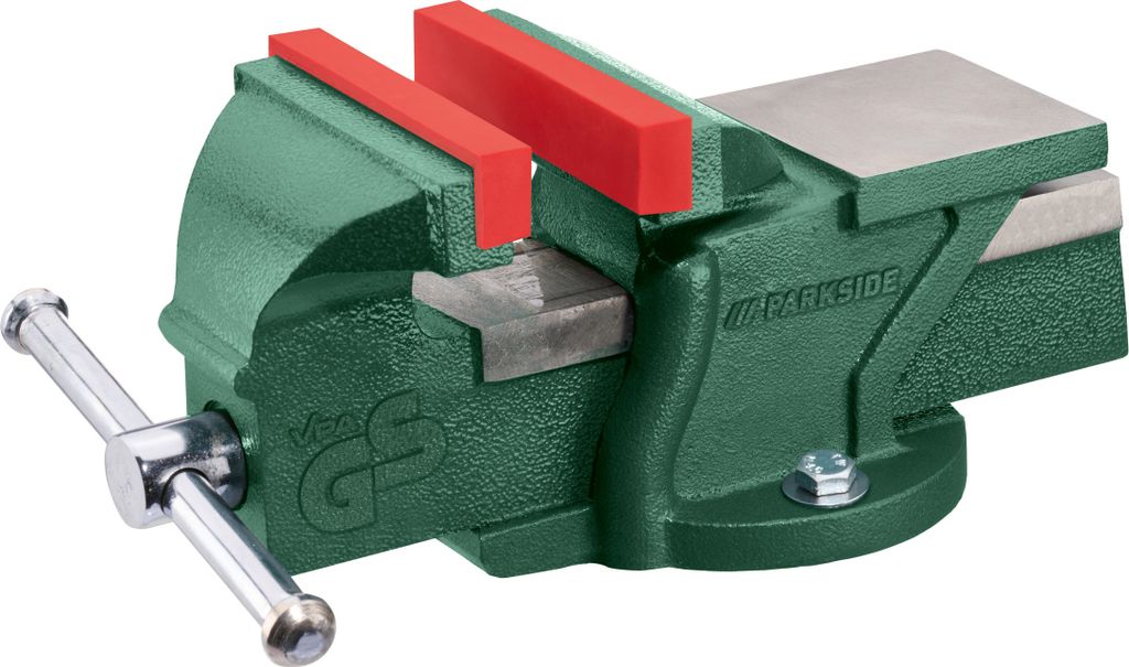 PARKSIDE® Parallel-Schraubstock, mit Bohrlöchern und Korpus Produktbild 