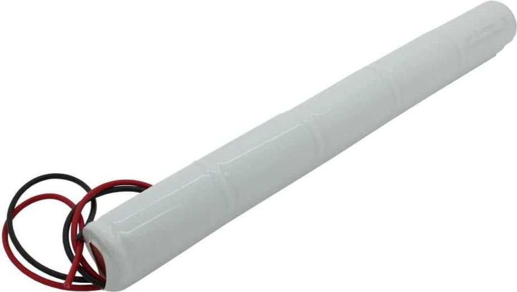 Notleuchtenakku NiCd 6,0V 2500mAh L1x5 Baby C mit 200mm Kabel einseitig ersetzt 6 V Akku