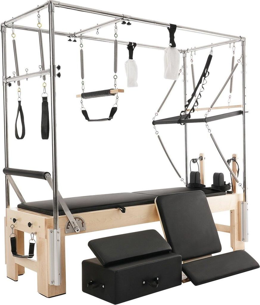 Pilates Reformer Holz-Pilatesgerät Heimfitnessgerät