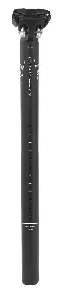 Tige de selle FORCE BASIC P4.2 30,9/400mm en aluminium noir robuste