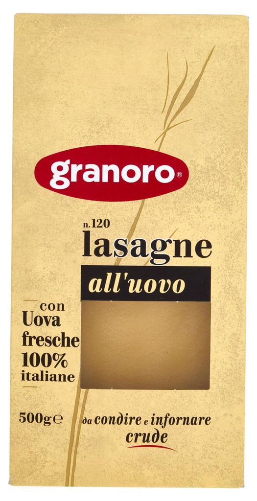 Lasagnes aux œufs Granoro, 500 g Image du produit 