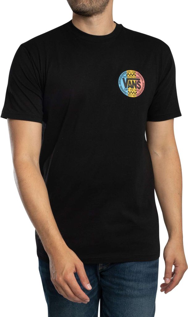Vans T-shirt VN000M6RBLK1 in Black color size large