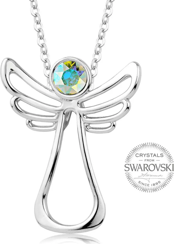 Collana Cristallo Arcobaleno Angelo Custode | Energia e Protezione Aura
