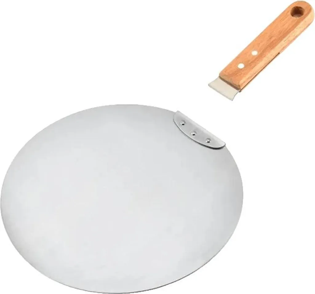 Ustensile de cuisine pelle à pizza robuste en inox 30cm pour le four