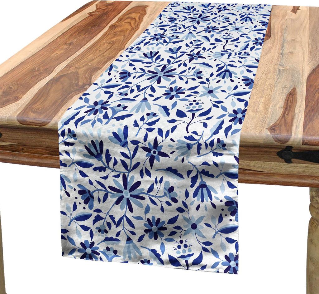 ABAKUHAUS Indigo Tischläufer, Asiatische moderne Produktbild 