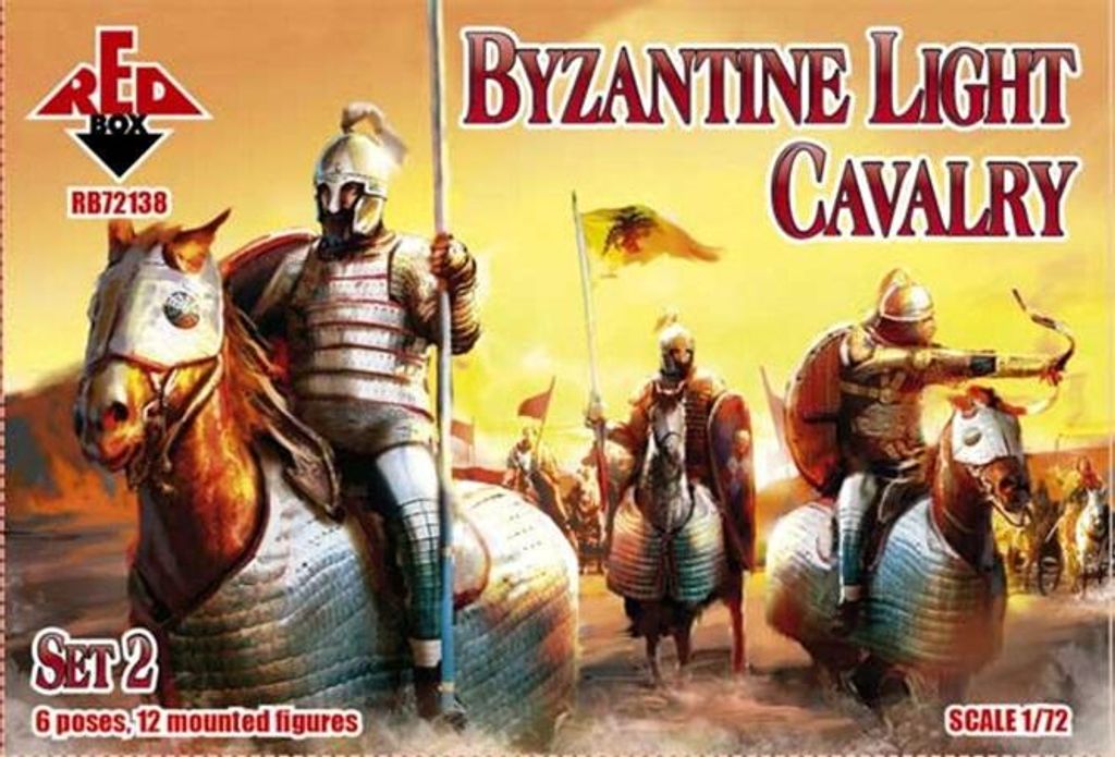 Red Box RB72138 - 1:72 Byzantine Light Cavalry. Set2 - Neu