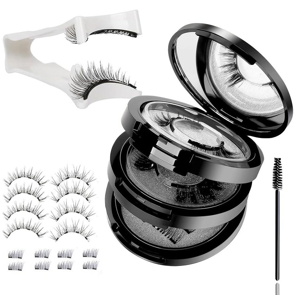 Magnetische Wimpern Set Magnet Wimpern Natürlich Look mit Produktbild 