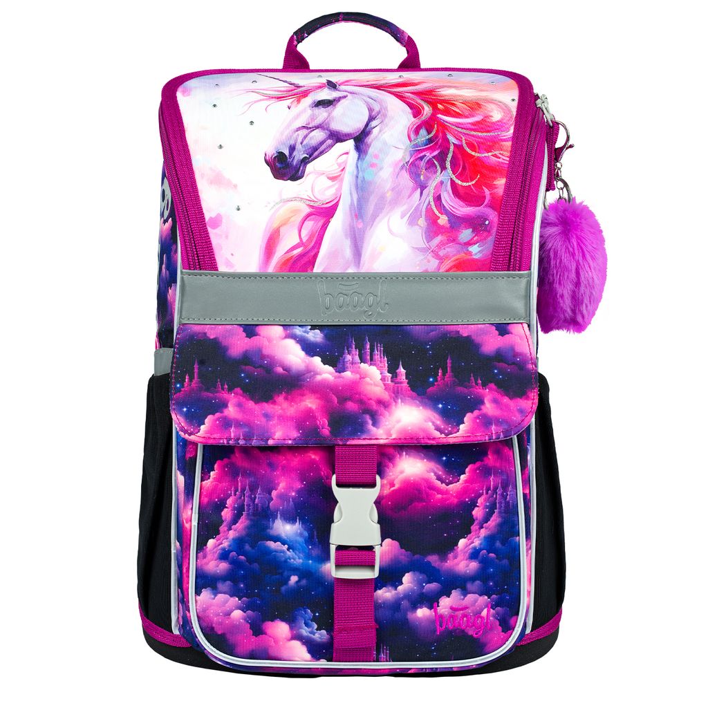BAAGL Zippy Königliches Einhorn Schulranzen-Set 3tlg: Produktbild 2