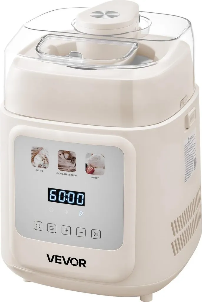 Machine à crème glacée avec compresseur 1 quart - Modèle INOX-V20 - 10
