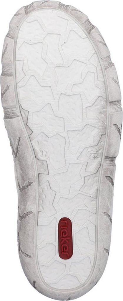 Rieker Damen Slipper mit Slingback Riemen und sommerlichem Lochmuster L0375, Größe:41 EU, Farbe:Beige