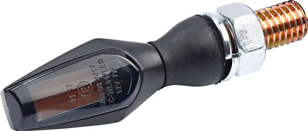 Hashiru LED Blinker M8 Metall ST33 Schwarz, Getöntes Glas, Produktbild 