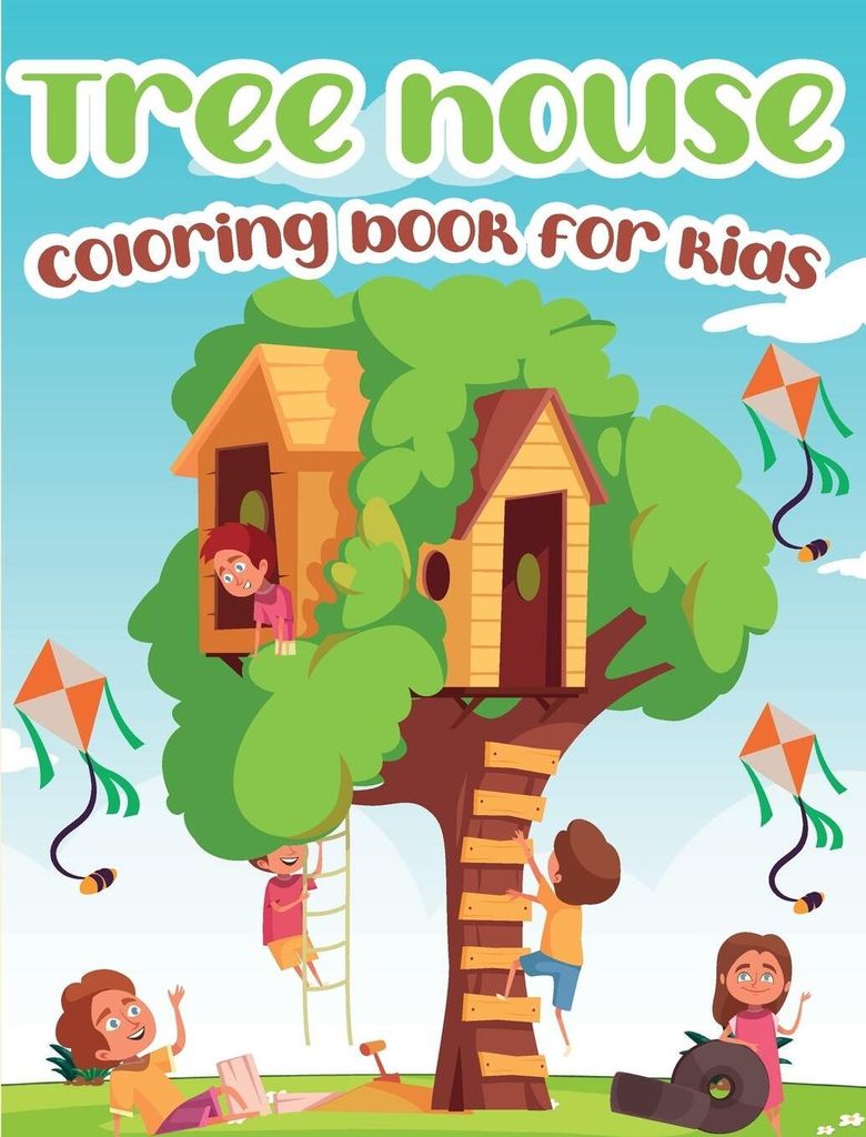 Tree House Coloring Book for Kids