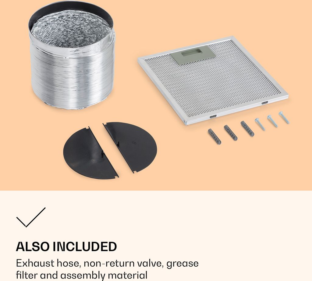 Klarstein Barella - Digestor, voľne zavesený, odsávací Obrázok produktu 5