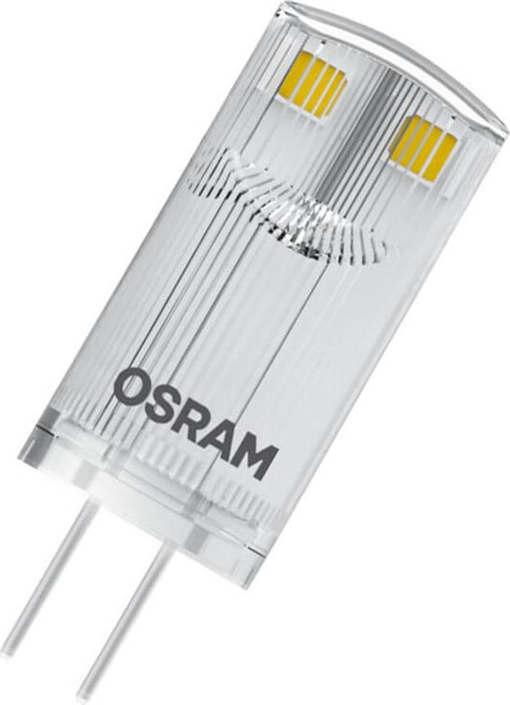 OSRAM LED Lampe PIN 12 V 0.6W 827 Clear G4 Warmweiss 4099854061974