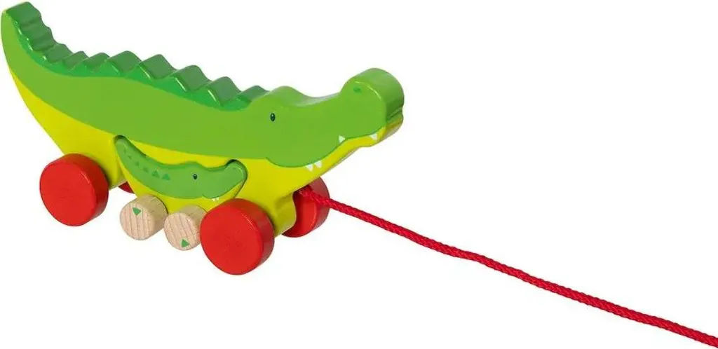 Jouet à Tirer Durable en Bois : Finis les Jouets Cassés avec Cosmo & Croki