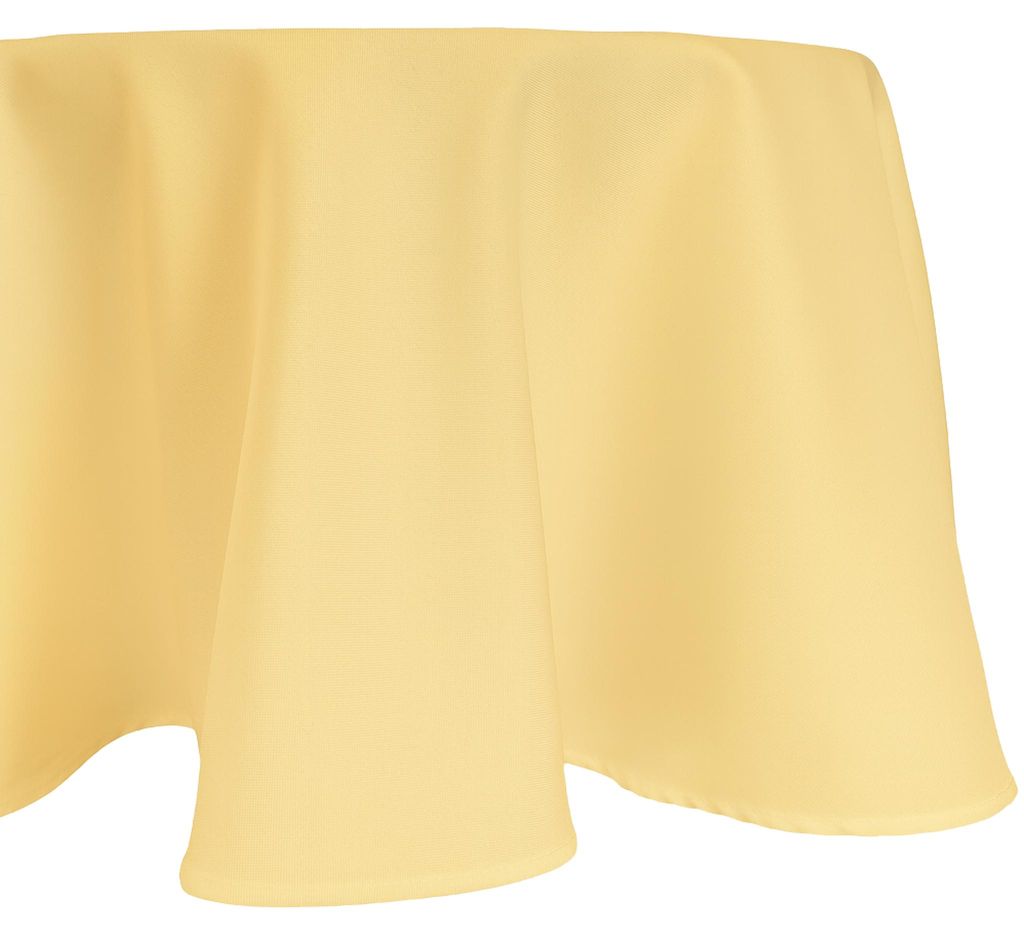 Tischdecke Ø 160 cm für Küche & Esstisch in Gelb Produktbild 