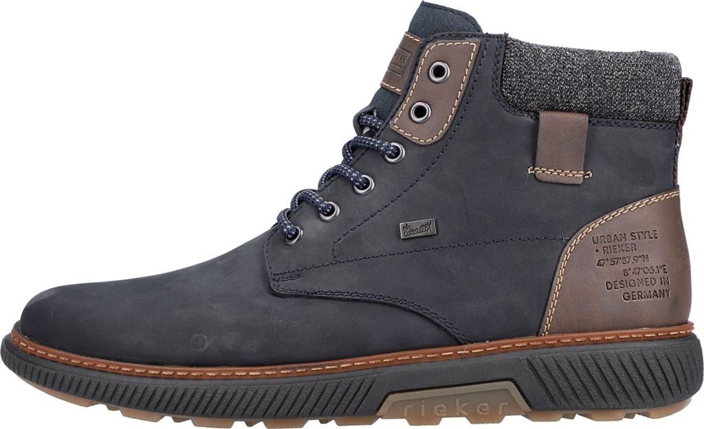 Rieker Veterschoenen Hoog  Veterschoenen Hoog - Blauw - Image du produit 