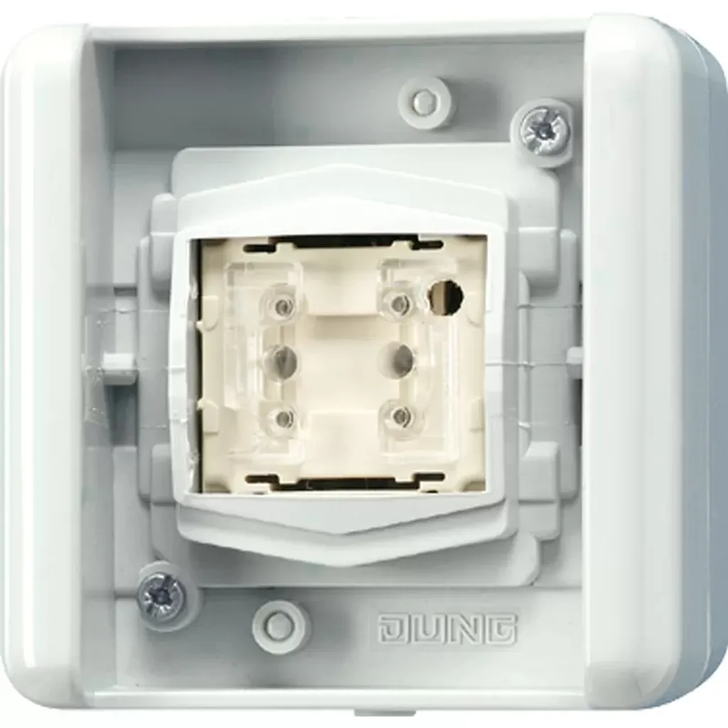 Jung Interrupteur 8471.01 LED W Blanc avec Témoin Lumineux Basse Consommation