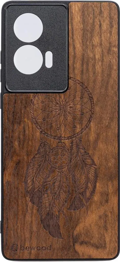 Bewood Dreamcatcher Imbuia Case per Motorola Edge 50 Fusion - Legno Vero