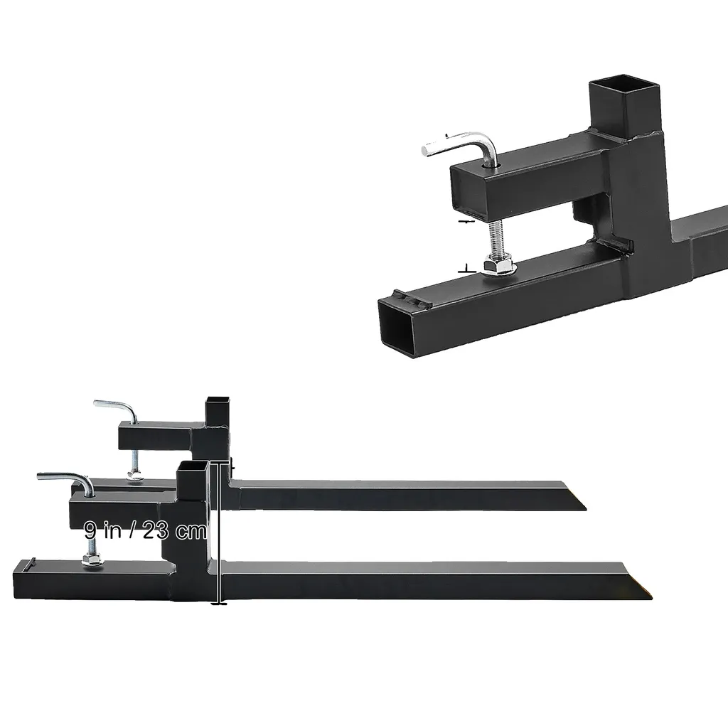 Pince pour fourches à palettes anti-glissement 2000 lbs fixe 43" - Stable