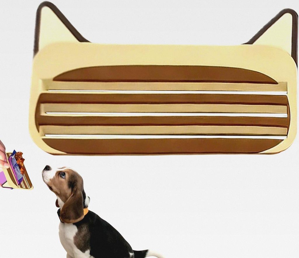 Katzenfutter Presse - Wiederverwendbarer Leckerlie Spender Für Katzen | Katzen Snack Schaber,Für Kleine Mittelgroße Große Jungkätze Zuhause Dr...