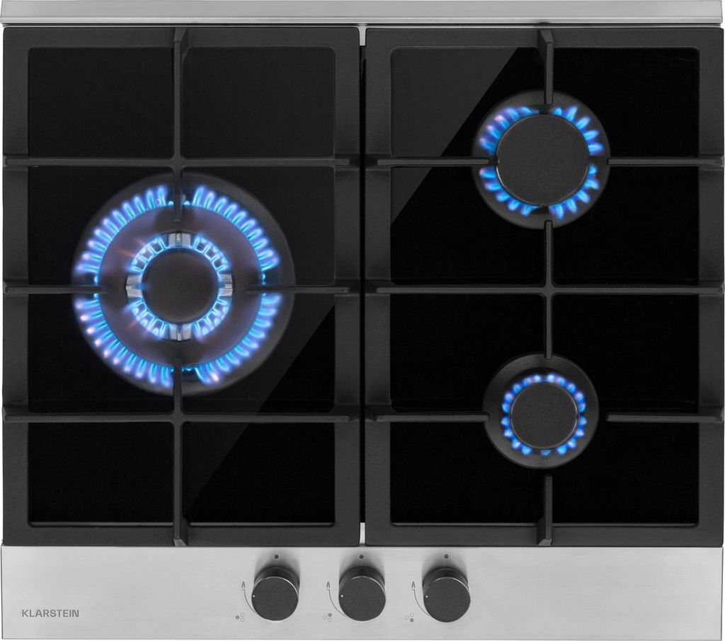 Klarstein Plaque de Cuisson Gaz 3 Feux, Table de Cuisson à Image du produit 