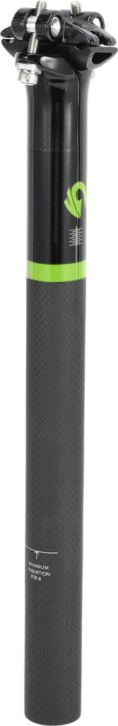 Fahrradsattelstš¹tzen H?henwinkelverstellung Fahrradsattelstš¹tze Sattelrohr Mattschwarz Glanzschwarz Grš¹n 1 Stš¹ck 30,8x350mm Carbonfaser