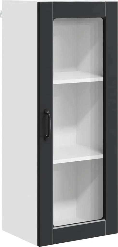 Pensile Cucina Nero vidaXL 40x31x100 cm | Design Moderno Materiale Legno