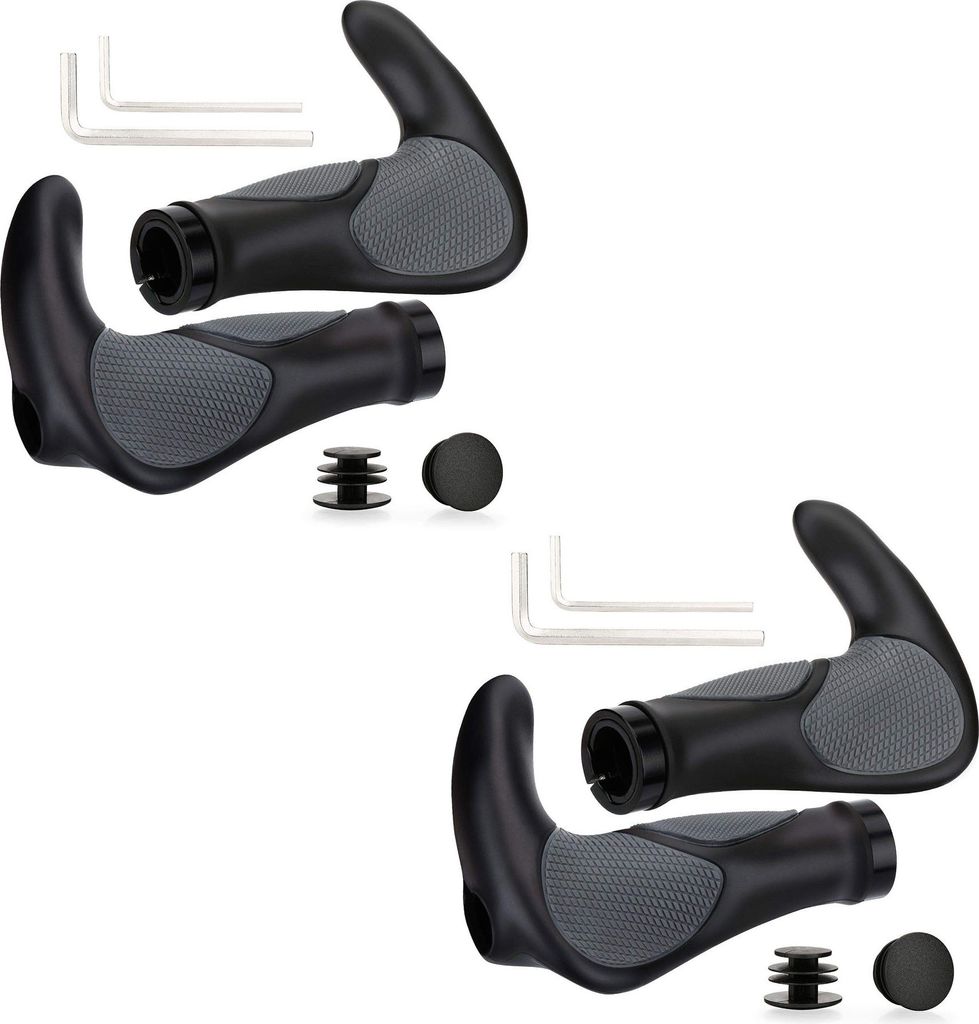 Fahrradlenker MTB-Griffe Ergonomische Lenkergriffe Fahrradlenkergriffe Rutschfeste Lenkergriffe 22 mm für Fahrrad, 2pcs
