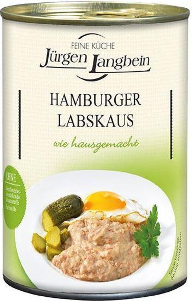Jürgen Langbein Hamburger Labskaus  400 G Dose Tafelfertig Produktbild 