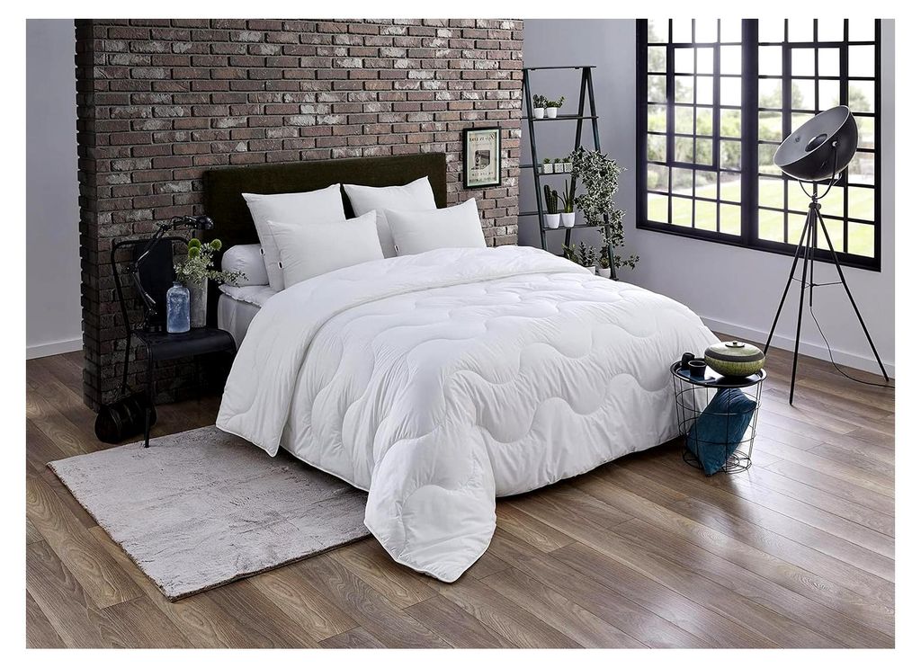 220x240 ultraaufblasbare heiße Bettdecke | Für Doppelbett | Hergestellt in Frankreich | Maxiconfort Thermolite Ultra-Bettdecke | Weich und umwelt...