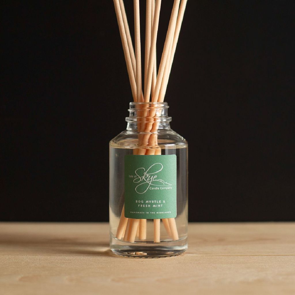 Skye Candle Reed Diffusers in Geschenkverpackung für ca. 12 Wochen frischen Duft : Machair Flowers Skye Candle Duft: Machair Flowers