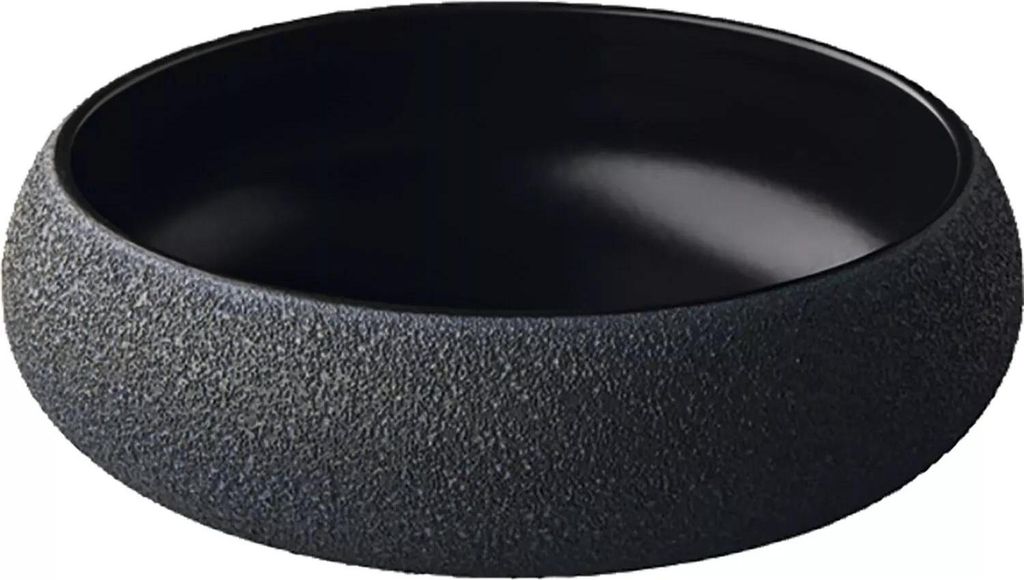 Vulcanic Teller tief, schwarz, ø: 195 mm