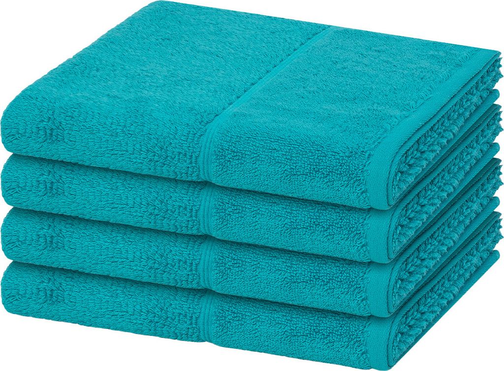 Möve for frottana Pearl 4 X Handtuch im Set Moderner Mix aus Walk- und Zwirnfrottier, Hohe Flauschigkeit und sanfter Massageeffekt, Saugfähig und...