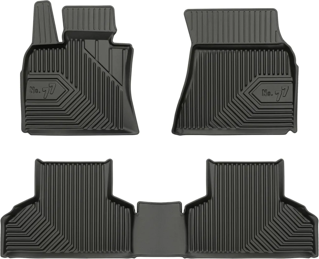 Set Tappetini 3D No.77 per BMW X5 F15 (2013-2018) - Gomma TPE Nera