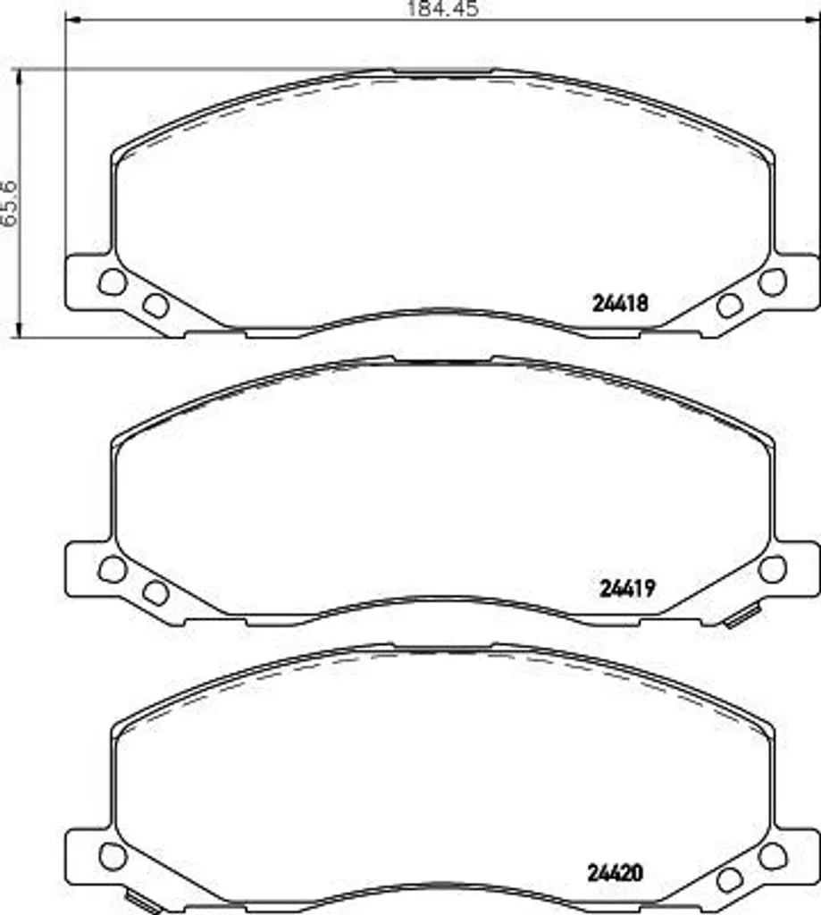 Plaquettes de frein HELLA 8DB 355 013-061 pour Opel Insignia A G09